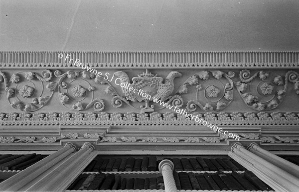 DETAIL OF CORNICE IN LIBRARY